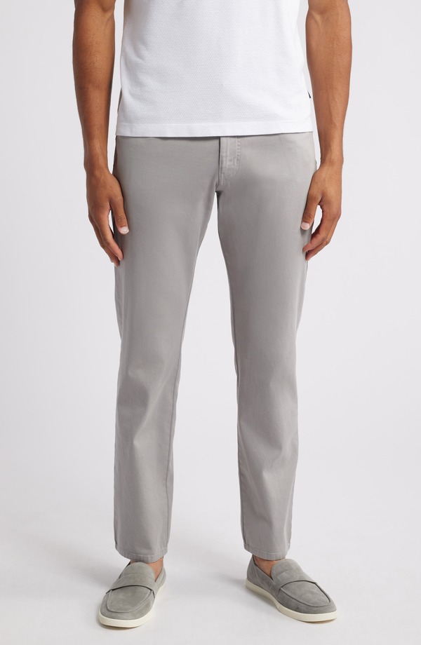 ジョンストンアンドマーフィー メンズ ボトムス カジュアルパンツ ストレート コットン Johnston & Murphy Straight Leg Stretch Pima Cotton Pants Light Gray グレー
