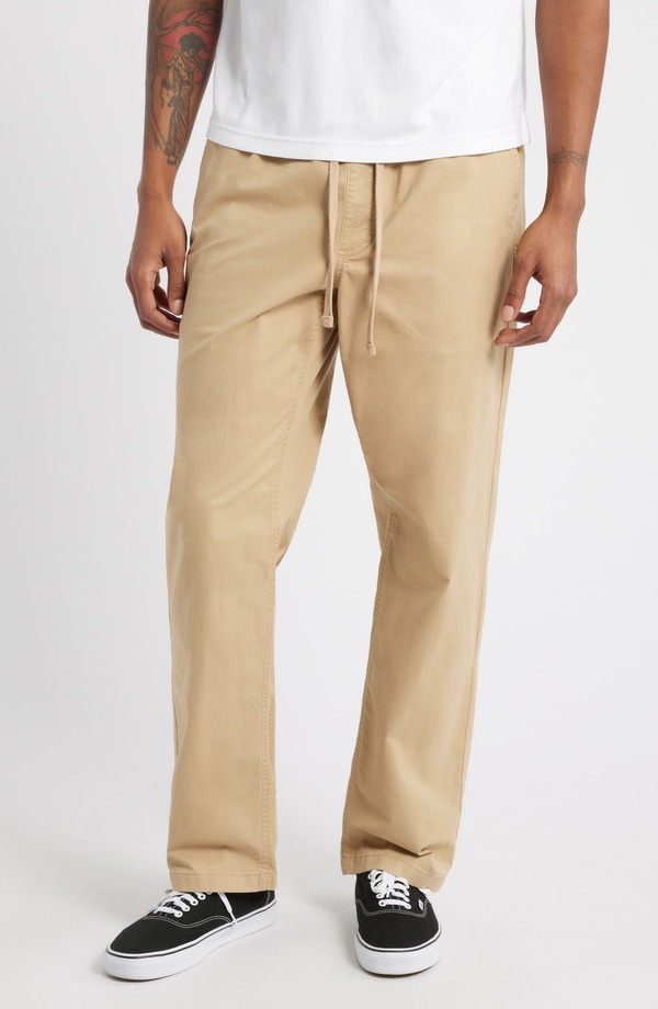 バンズ メンズ ボトムス 心地よいズボン下 Vans Range Relaxedrawstring Pants Incense