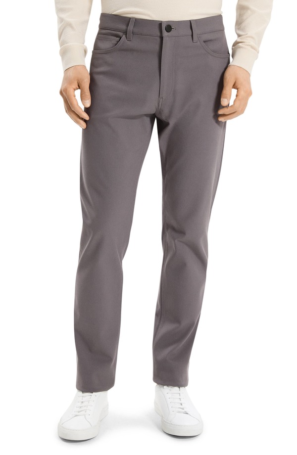 セオリー メンズ ボトムス カジュアルパンツ Theory Raffi Twill Pants Carbon - Bax