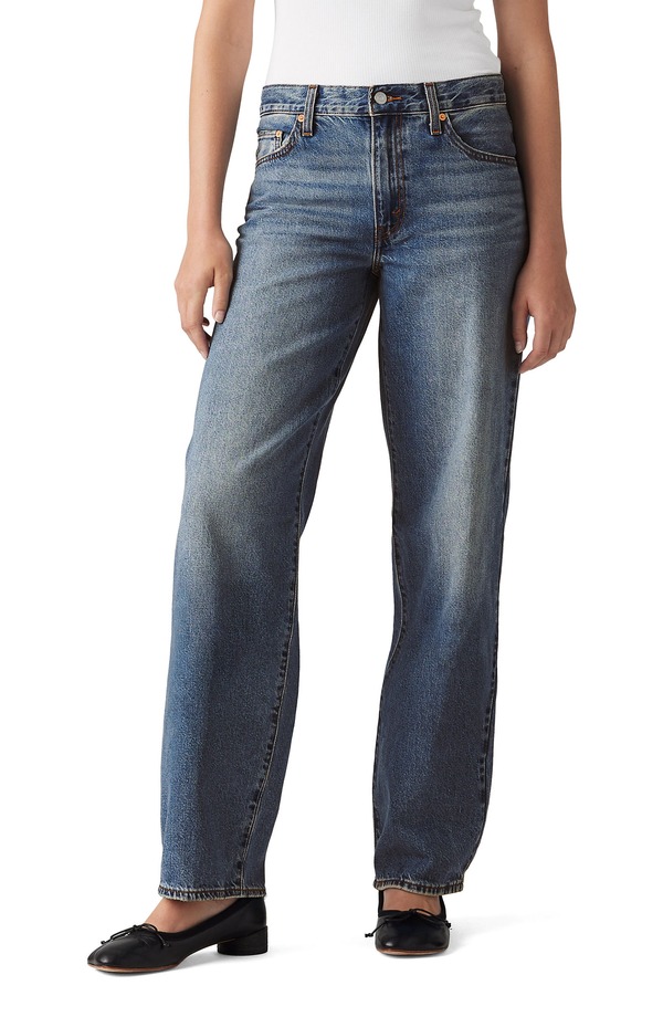 リーバイス レディース ボトムス デニムパンツ ワイドレッグ ハイウエスト ジーンズ Levi's Baggy High Waist Wide Leg Dad Jeanshes Nice|ReVida 店