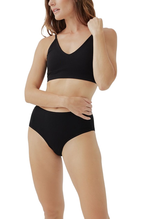 パクト レディース トップス プルオーバー 綿織物 Pact Organicotton Everyday Classic T-Shirt Bra Black 黒いこと