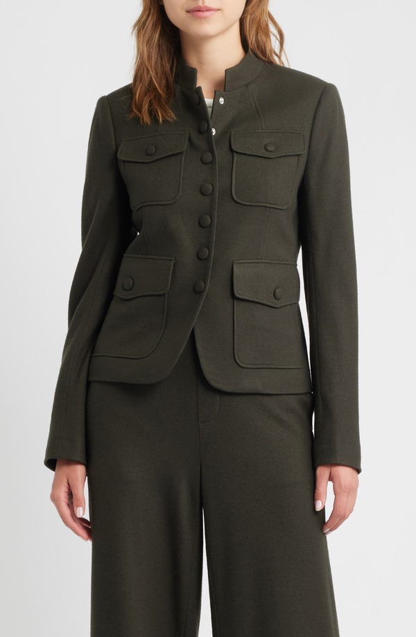 ラグアンドボーン レディース アウター 上衣・上衣 羊毛 rag \u0026 bone Mercer Wool Jacket Army 正規陸軍