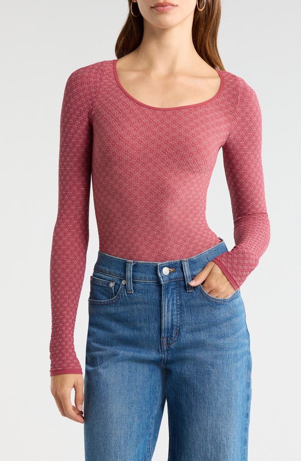 フリーピープル レディース トップス シャツ Free People Love Letter Long Sleeve Top Dreamy Mulberry｜ReVida 店