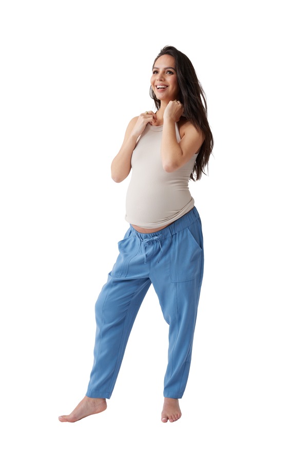 イングリッド&イザベル レディース トップス シャツ マタニティ Ingrid & Isabel Seamless Maternity Rib Tank Stone ストーン