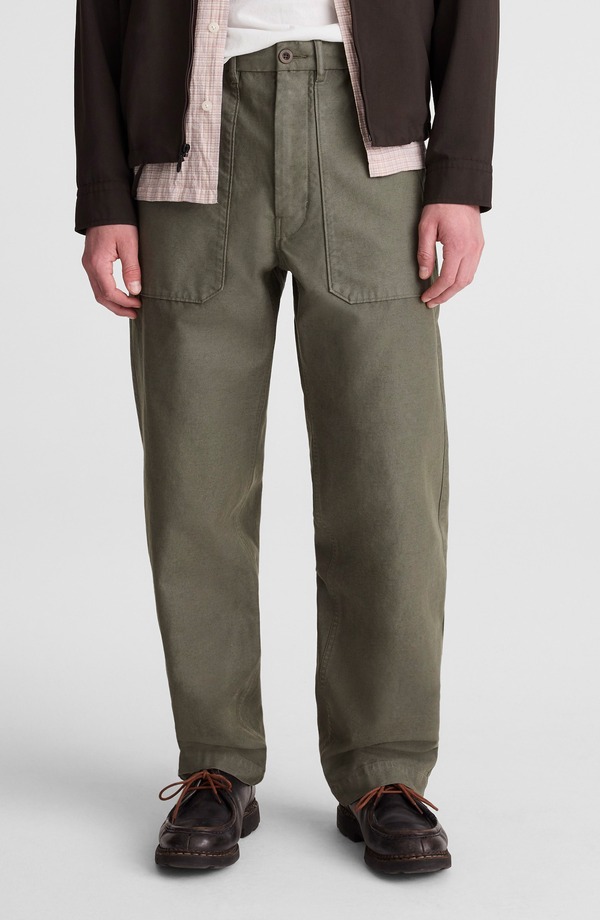メイドウェル メンズ ボトムス カジュアルパンツ Tシャツ Madewell Reverse Sateen Fatigue Pantsurplus