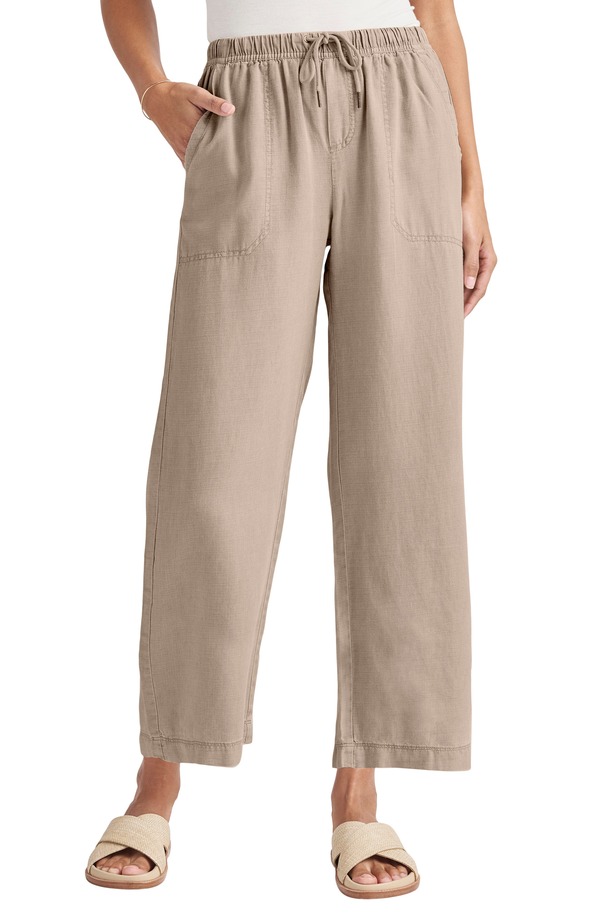 スプレンディット レディース ボトムス レギンス ワイドレッグ ズボン下 Splendid Angie Crop Wide Leg Pants Fawn