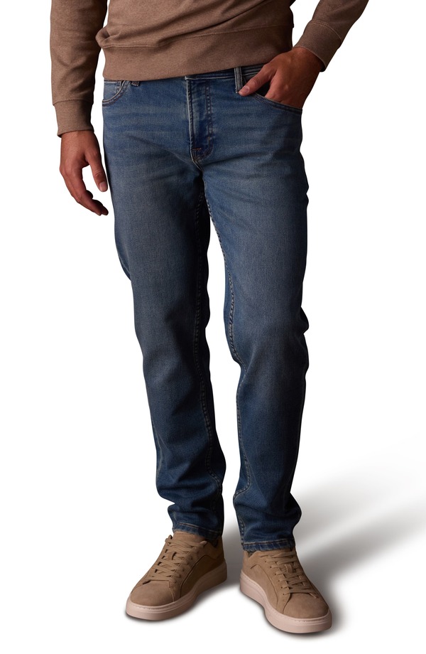 ノーマルブランド メンズ ボトムス デニムパンツ パイル ジーンズ The Normal Brand Comforterry Five-Pocket Jeans Dark Wash