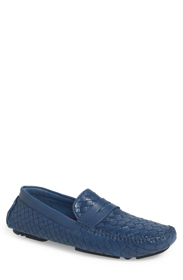 ロバート ツア メンズ シューズ スリッポン・ローファー Robert Zur 'San Tropez' Penny Loafer Ocean｜ReVida 店
