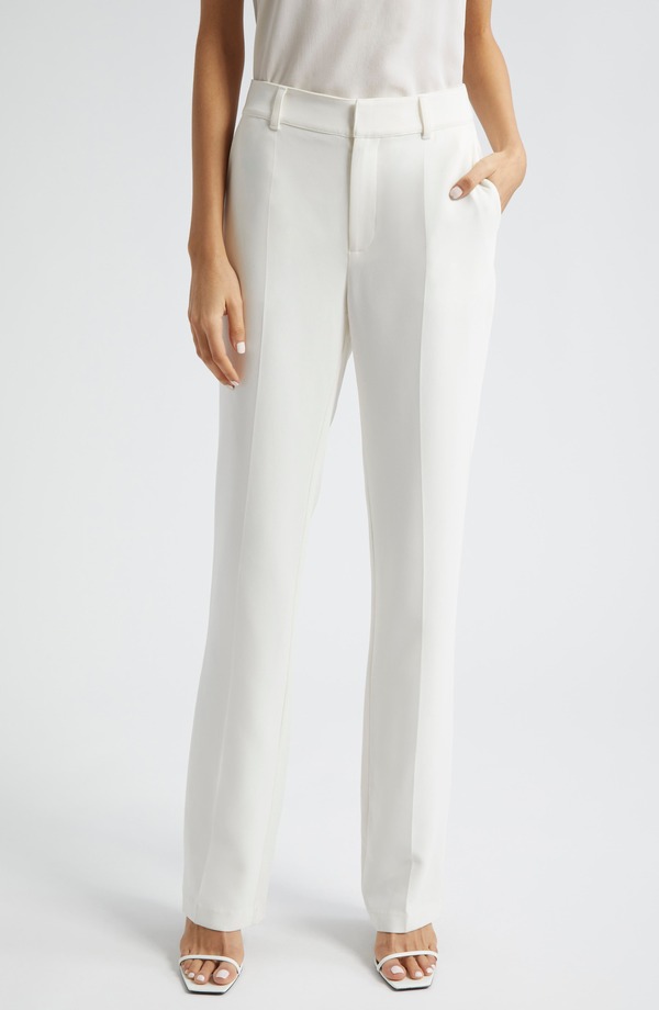 サンク セプト レディース ボトムス レギンストレート ズボン下 Cinq Sept Kerry Straight Leg Pants Ivory 象牙色