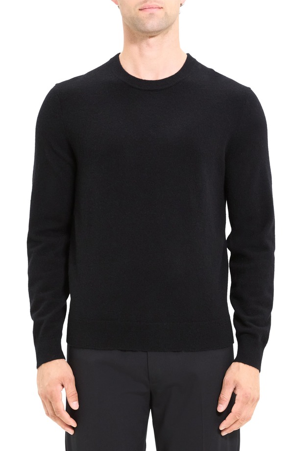 セオリー メンズ アウター パーカー・スウェット セーター Theory Hilles Cashmere Sweater Blk