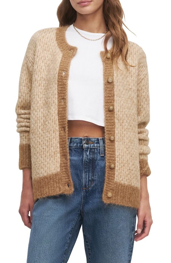 フェイバリット ドーター レディース アウター パーカー・スウェット ジレー Favorite Daughter The Rio Alpaca Blend Cardigan Wheat