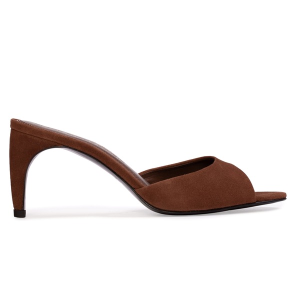 ブラックスエードスタジオ レディース シューズ サンダル BLACK SUEDE STUDIO Jazz 70 Suede Mule Brownie Suede|ReVida 店