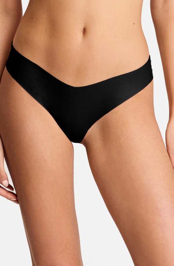 コマンドー レディース アンダーウェア パンツ コットン Commando Cotton Thong Black ブラック