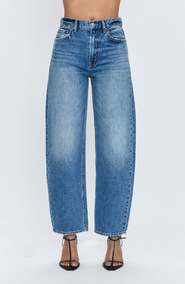 ピストーラ レディース ボトムス デニムパンツ ハイウエスト ジーンズ Pistola Wes High Waist Barrel Jeanspectacle|ReVida 店