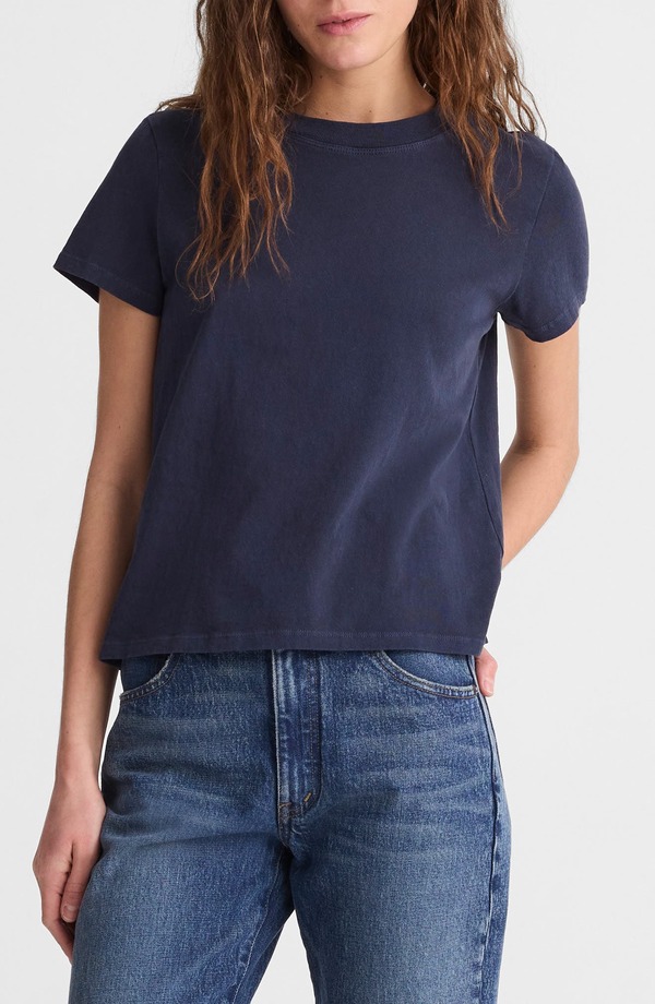 メイドウェル レディース トップス Tシャツ コットン ジャージー Madewell The Relaxed Cotton Jersey T-Shirt Classic Navy ネイビー 15,106円
