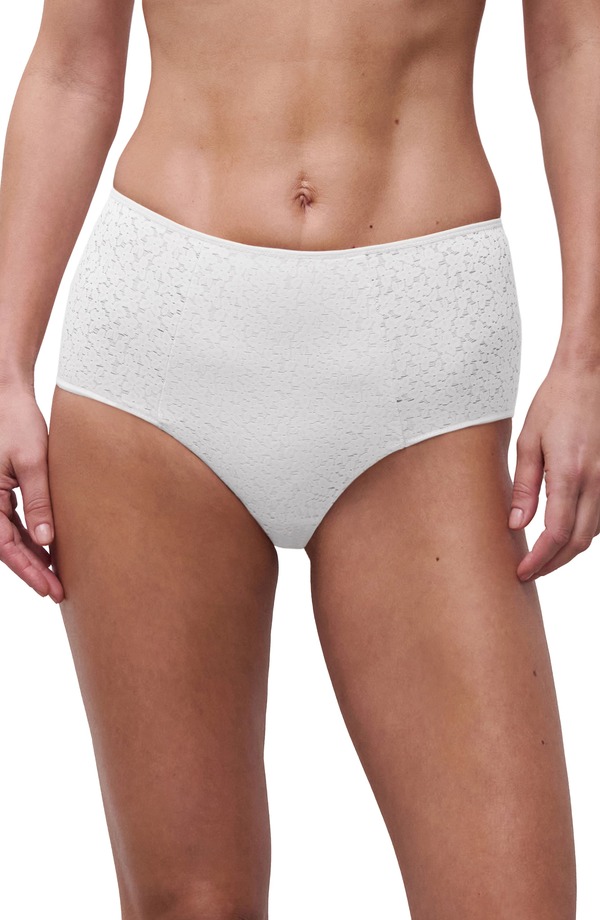 シャンテル レディース アンダーウェア パンツ ハイウエスト Chantelle Lingerie Norah Comfort High Waist Briefs White ホワイト