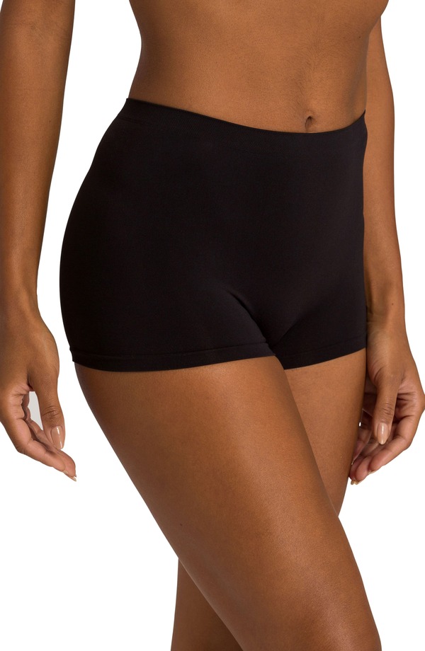 ハンロ レディース アンダーお召しもの ズボン下 御機嫌酉の方角 Hanro Touch Feel High Waist Boyshorts Black 黒いこと