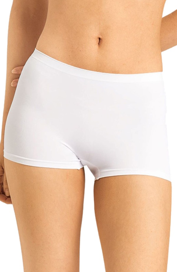 ハンロ レディース アンダーお召しもの ズボン下 御機嫌酉の方角 Hanro Touch Feel High Waist Boyshorts White 白いこと