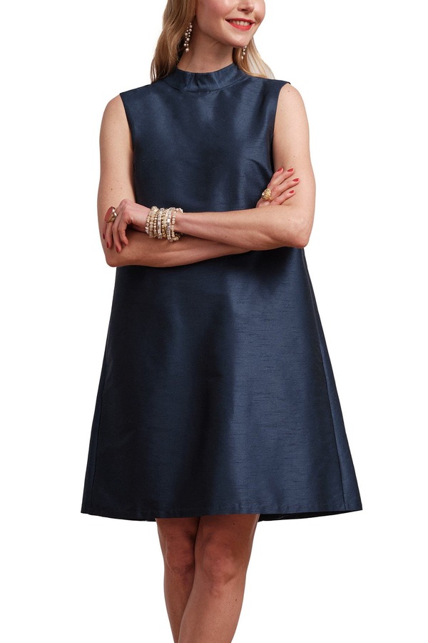 フランセスバレンタイン レディース トップス ワンピース ミニ Frances Valentine Diplomat Mini Dress Navy ネイビー