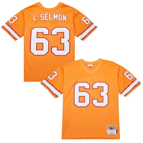ミッチェル&ネス メンズ トップス シャツ ジャージー Men's Mitchell & Ness Lee Roy Selmon Orange Tampa Bay Buccaneers 1976 Legacy Replica Jersey Orange オレンジ|ReVida 店
