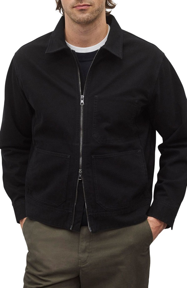 レイニングチャンプ メンズ アウター ジャケット・ブルゾン コットン Reigning Champ Cotton Canvas Grounds Jacket Black ブラック
