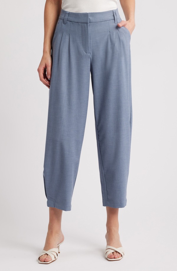 ウィット&ウィズダム レディース ボトムス レギンス プリーツ パンツ Wit & Wisdom Skyrise Pleated Barrel Pants Infinity Blue ブルー
