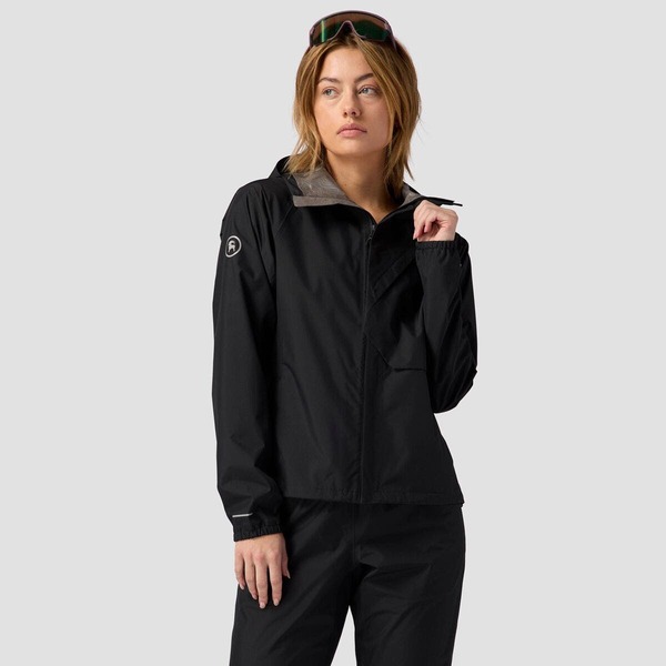 バックカントリー レディース アウター ジャケット・ブルゾン Backcountry Kanarra 2.5L Rain Jacket - Women's Black ブラック