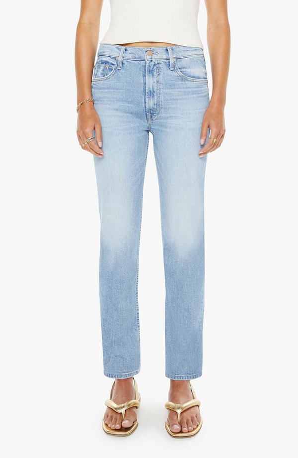 マザー レディース ボトムス デニムパンツ ストレート ジーンズ MOTHER The Rider Hover Slim Straight Leg Jeans Comebackid