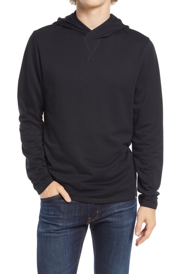 スレッズ・フォー・ソート メンズ アウター パーカー・スウェット Threads 4 Thoughthreads for Thought Dex Featherweight Pullover Hoodie Black 黒いこと