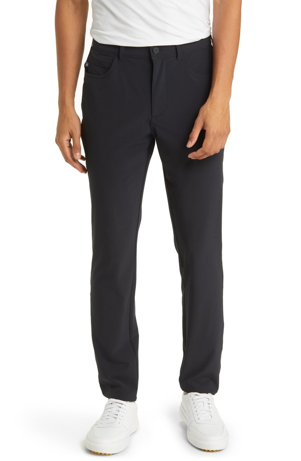 ミズンメイン メンズ ボトムス カジュアルパンツ Mizzen+Main Traverse Five-Pocket Performance Pants Black Solid ブラック