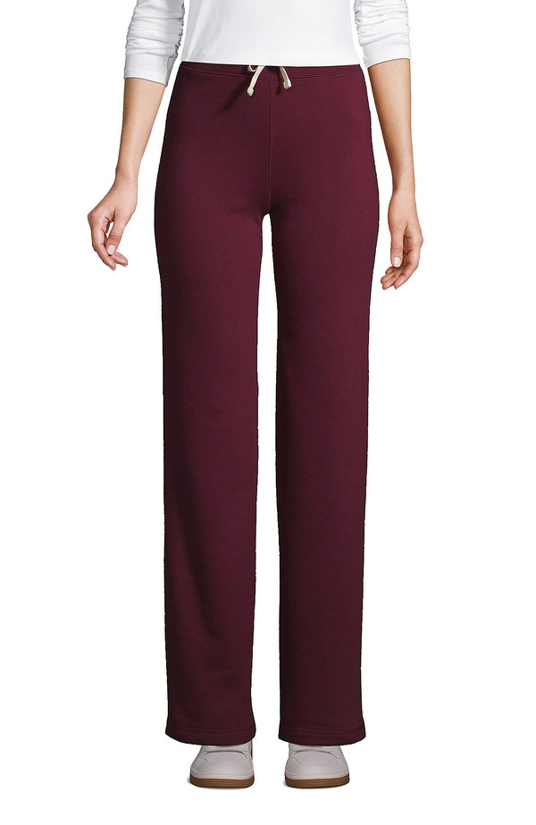 ランズエンド レディース ボトムス カジュアルパンツ スウェットパンツ Lands' End School Uniform Sweatpants Burgundy バーガンディ