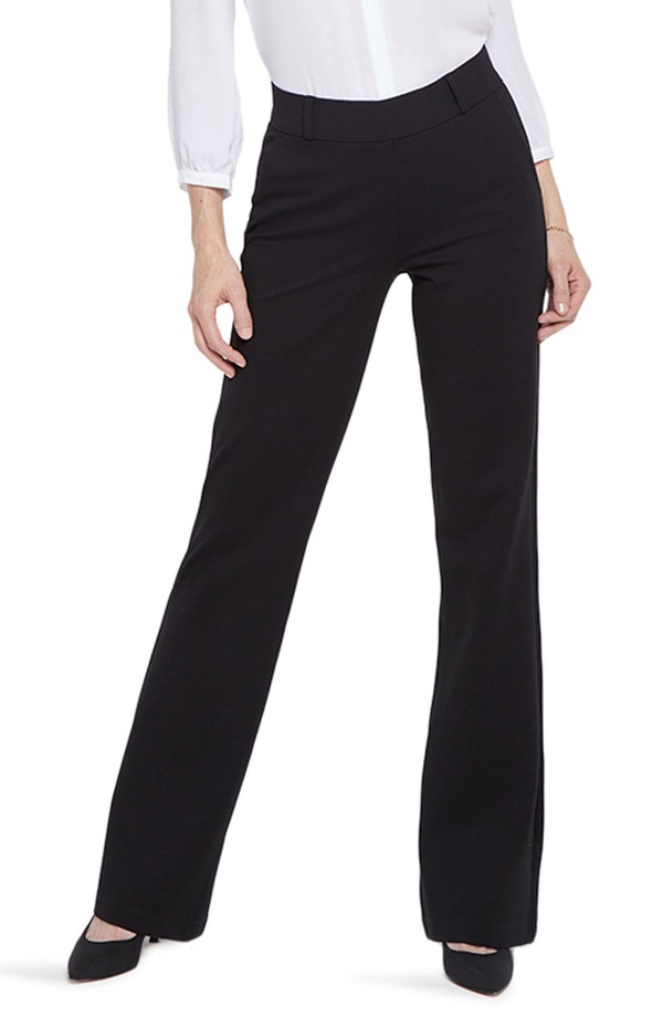 エヌワイディージェイ レディース ボトムス レギンス フレア パンツ ニット NYDJ Pull-On Flare Leg Ponte Knitrousers Black ブラック 23,100円