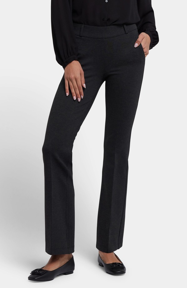 エヌワイディージェイ レディース ボトムス レギンス フレア パンツ ニット NYDJ Pull-On Flare Leg Ponte Knitrousers Charcoal Heather チャコール 20,146円