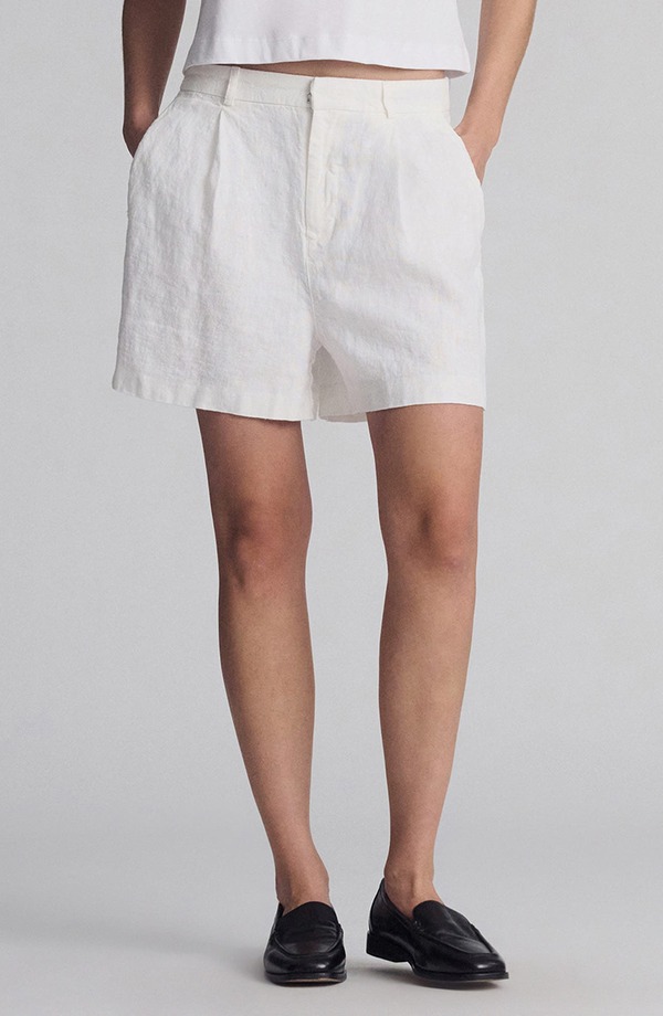 マーヴィ ジーンズ レディース ボトムス ハーフパンツ・ショーツ ショートパンツ リネン Mavi Jeans Woven Linen Shorts Antique White ホワイト
