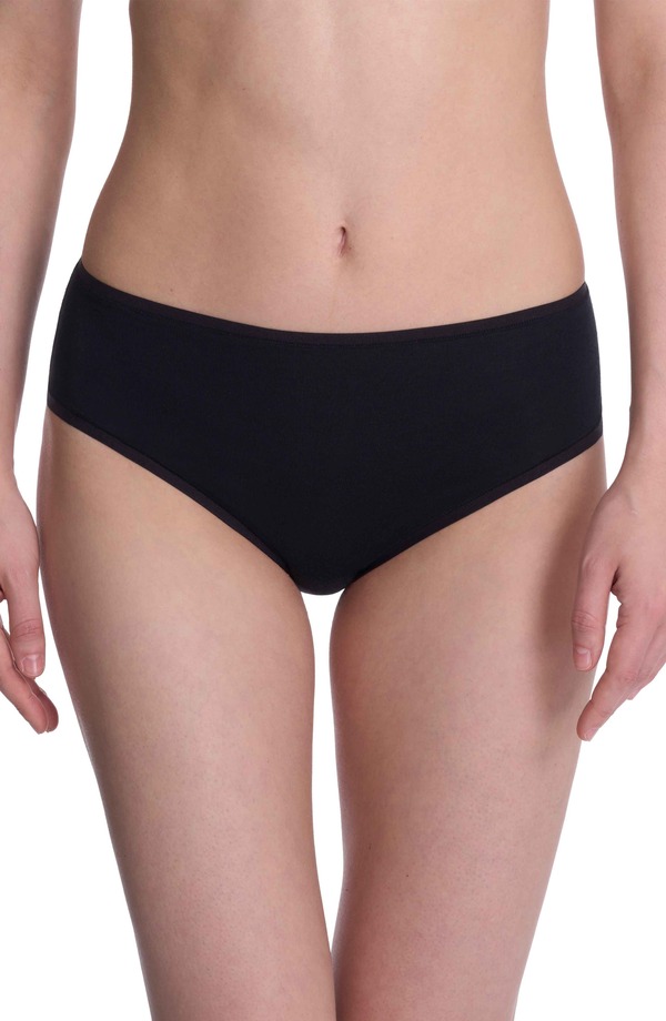 ナトリ レディース アンダー御召しもの ズボン下 綿織物 Natori Bliss Bare Cotton Hipster Briefs Black 黒いこと