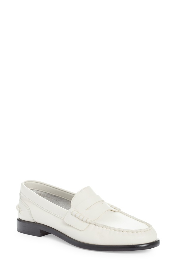 ラグアンドボーン レディース シューズ スリッポン・ローファー rag \u0026 bone Carter Penny Loafer Antique White 白いこと