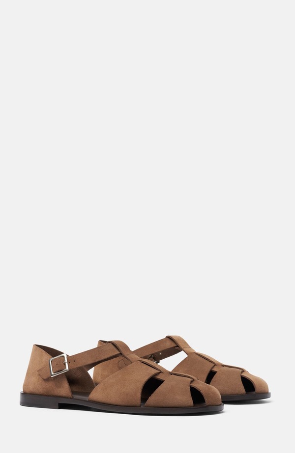 スカロッソ メンズ シューズ サンダル SCAROSSO Apollo Sandals Taupe - Suede トープ