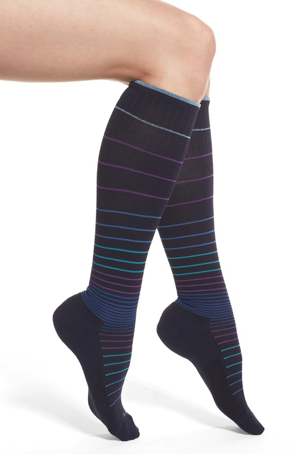 ソックウェル レディース アンダーウェア 靴下 SOCKWELL Circulator Compression Socks Navy ネイビー