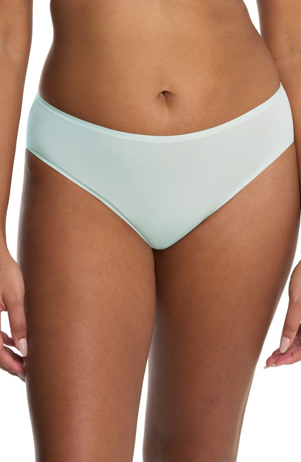 ナトリ レディース アンダー御召しもの ズボン下 綿織物 Natori Bliss Bare Cotton Hipster Briefs Cloud Green 緑であること