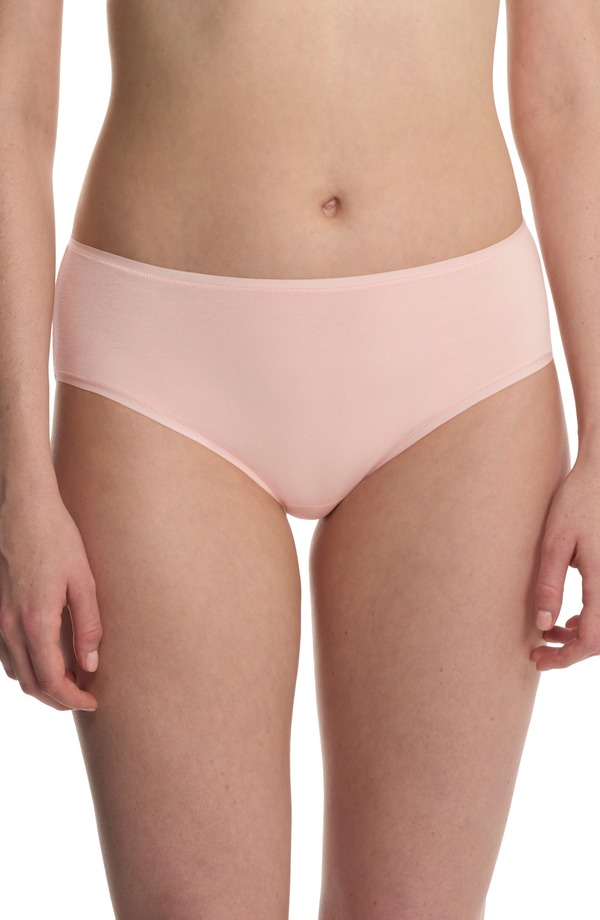 ナトリ レディース アンダー御召しもの ズボン下 綿織物 Natori Bliss Bare Cotton Hipster Briefs Peach Whip 桃