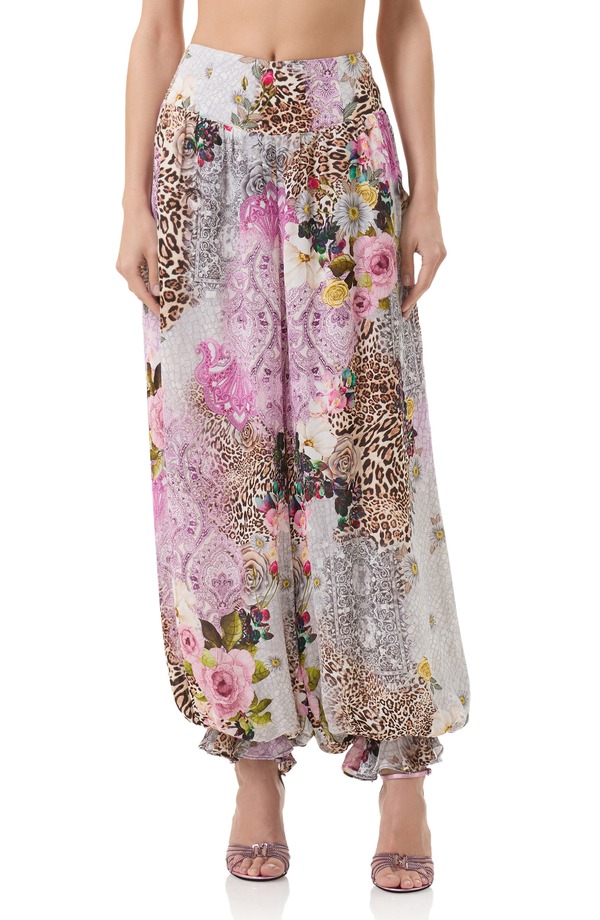 エーエフアールエム レディース ボトムス レギンス プリント パッチワーク パンツ AFRM Vesper Patchwork Print Pants Natural Patchwork