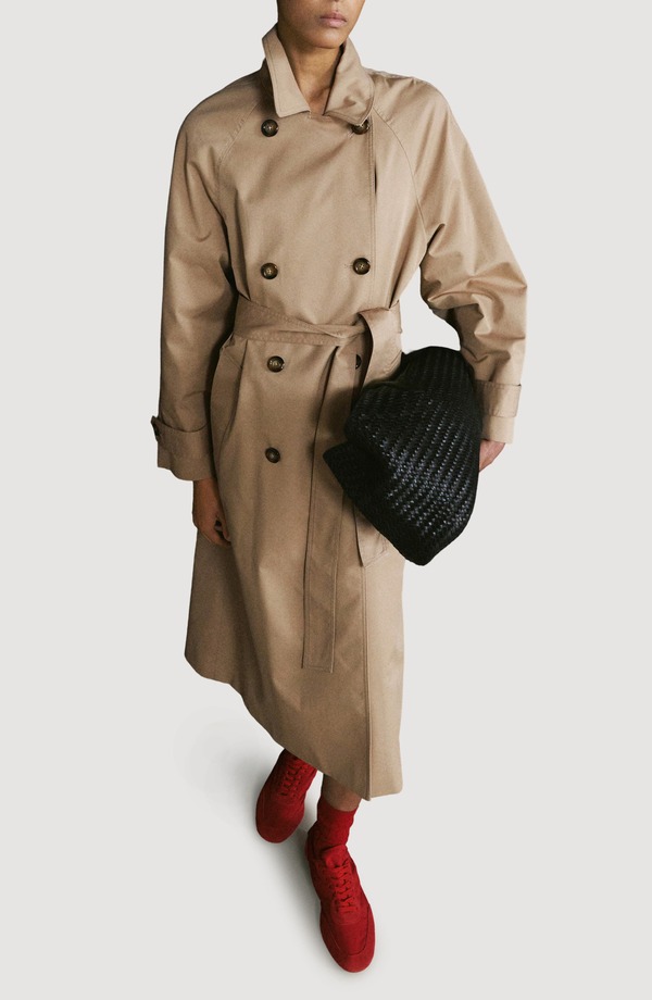 マンゴ レディース アウター ジャケット・ブルゾン コート MANGO Angela Belted Trench Coat Beige ベージュ