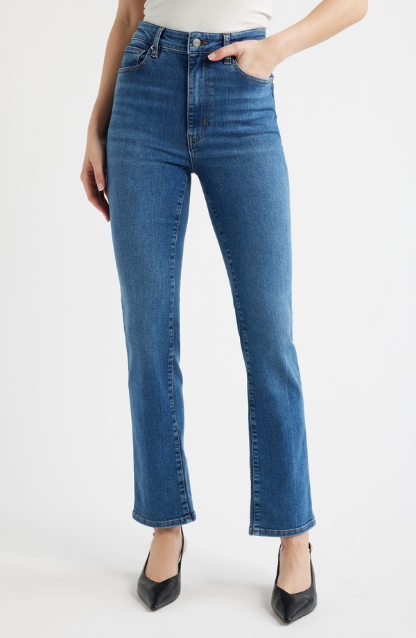 フレーム レディース ボトムス デニムパンツ ストレート ハイウエスト ジーンズ FRAME The Pencil High Waist Slim Straight Leg Jeans Charity