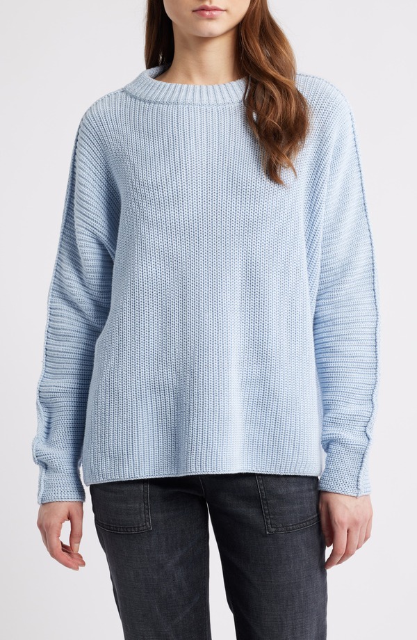 真っ正直 ＆ アイリーン レディース アウター パーカー・スウェット プルオーバー 綿織物 Frank \u0026 Eileen Montecito Cotton Sweater Ice
