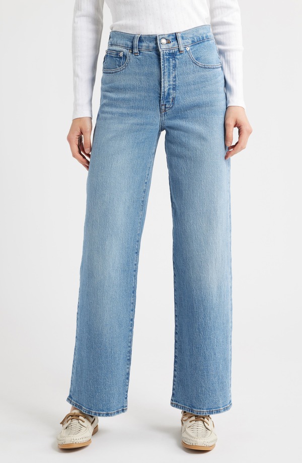 メイドウェル レディース ボトムス デニムパンツ ワイドレッグ ジーンズ Madewell Perfect Wide Leg Jeans Maybank Wash｜ReVida 店