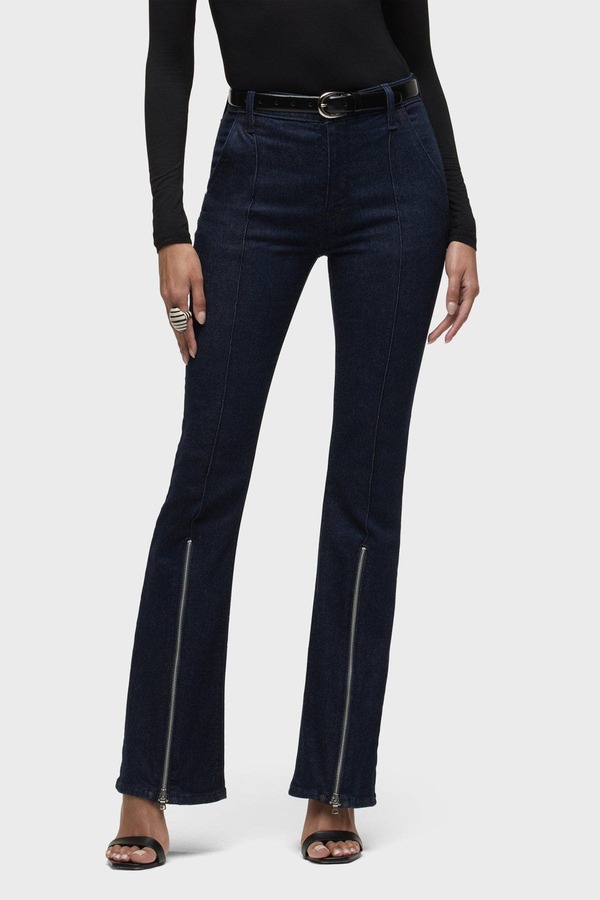 ハドソンジーンズ レディース ボトムス レギンス ブーツカット ブーツ Hudson Jeans Barbara High-Rise Bootcut W/ Zippers Pot Of Gold ゴールド