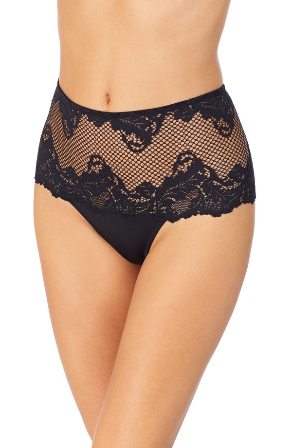 レミストレディース アンダー御召しもの ズボン下 ご機嫌酉の方角 スピード競技 Le Mystre Lace Allure High Waisthong Black 黒いこと