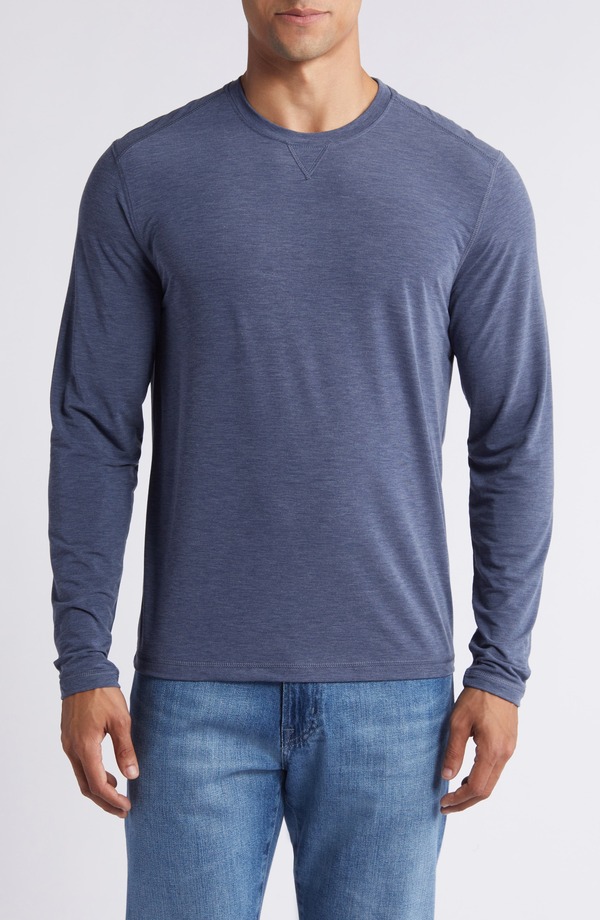 ジョニー オー メンズ トップス Tシャツ johnnie-O Course Long Sleeve Performance T-Shirt Wake