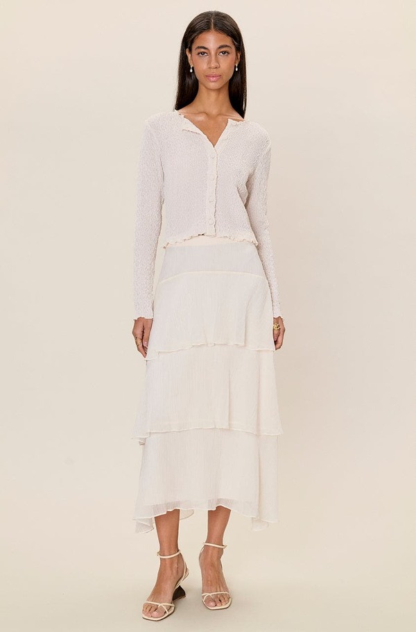 レベッカテイラー レディース ボトムスカート Rebecca Taylor Skye Skirt Cream クリーム