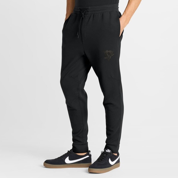 ファナティクス メンズ ボトムス カジュアルパンツ ジョガーパンツ Men's Fanatics Black Pittsburgh Penguins Authentic Proad Tri-Blend Joggers Black ブラック｜ReVida 店